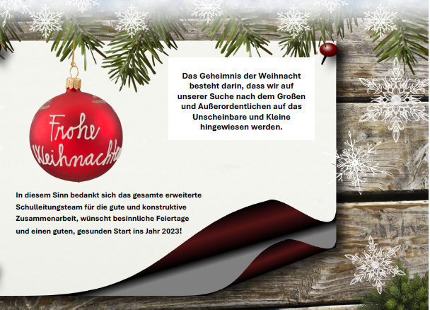 Weihnachtsbrief