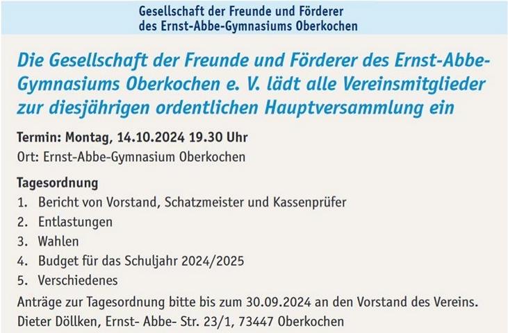 Freunde und Förderer