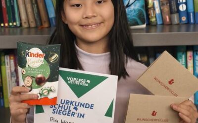 Die beste Vorleserin des Ernst-Abbe-Gymnasium in Oberkochen steht fest